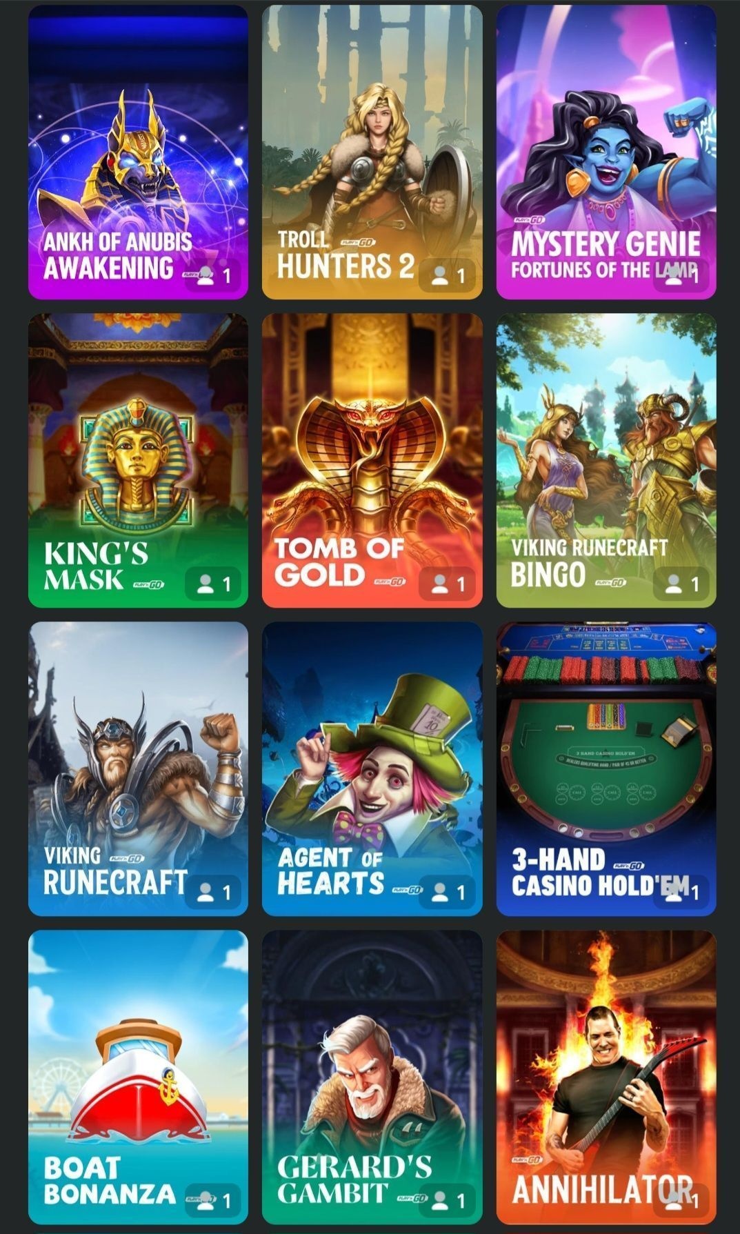 Two Kings Casino game